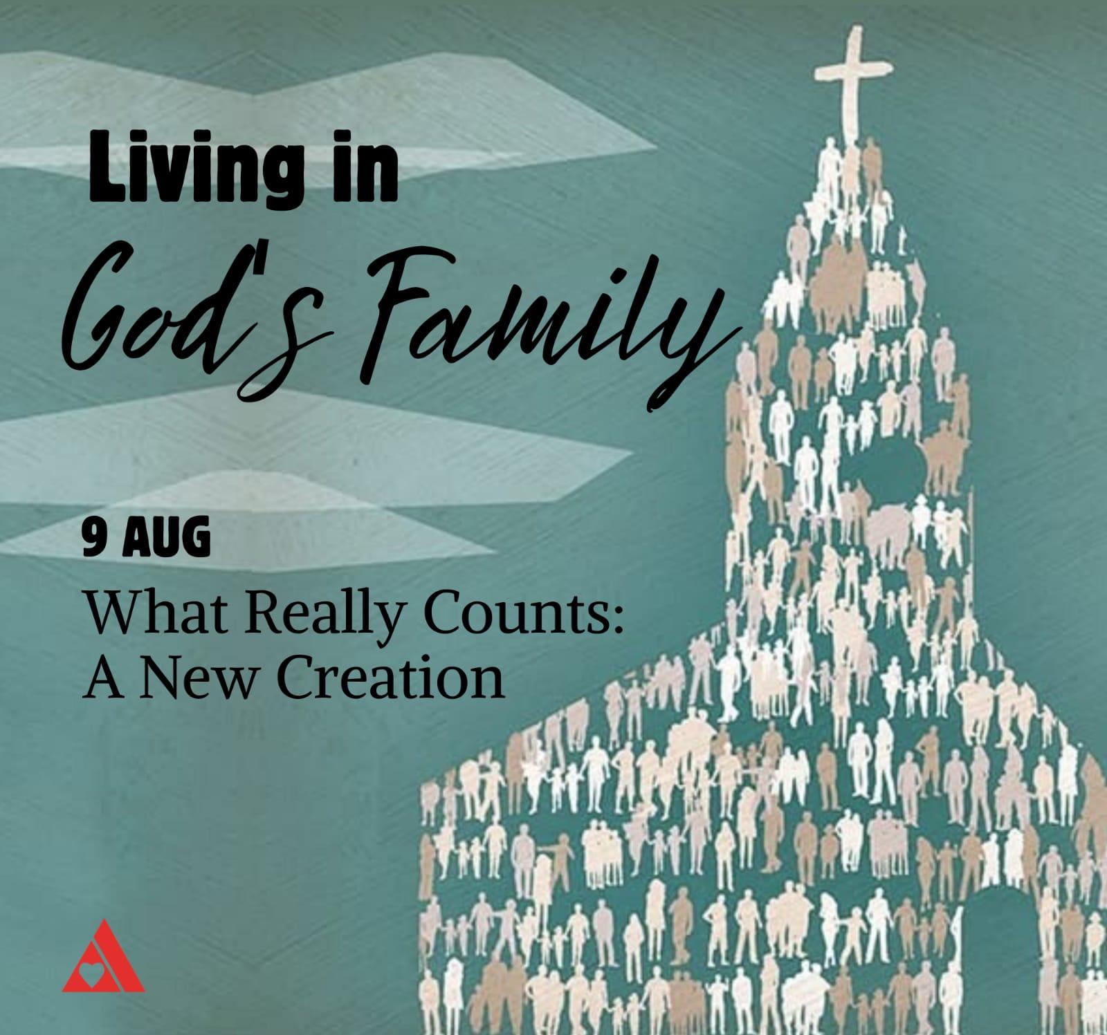 What Really Counts: A New Creation